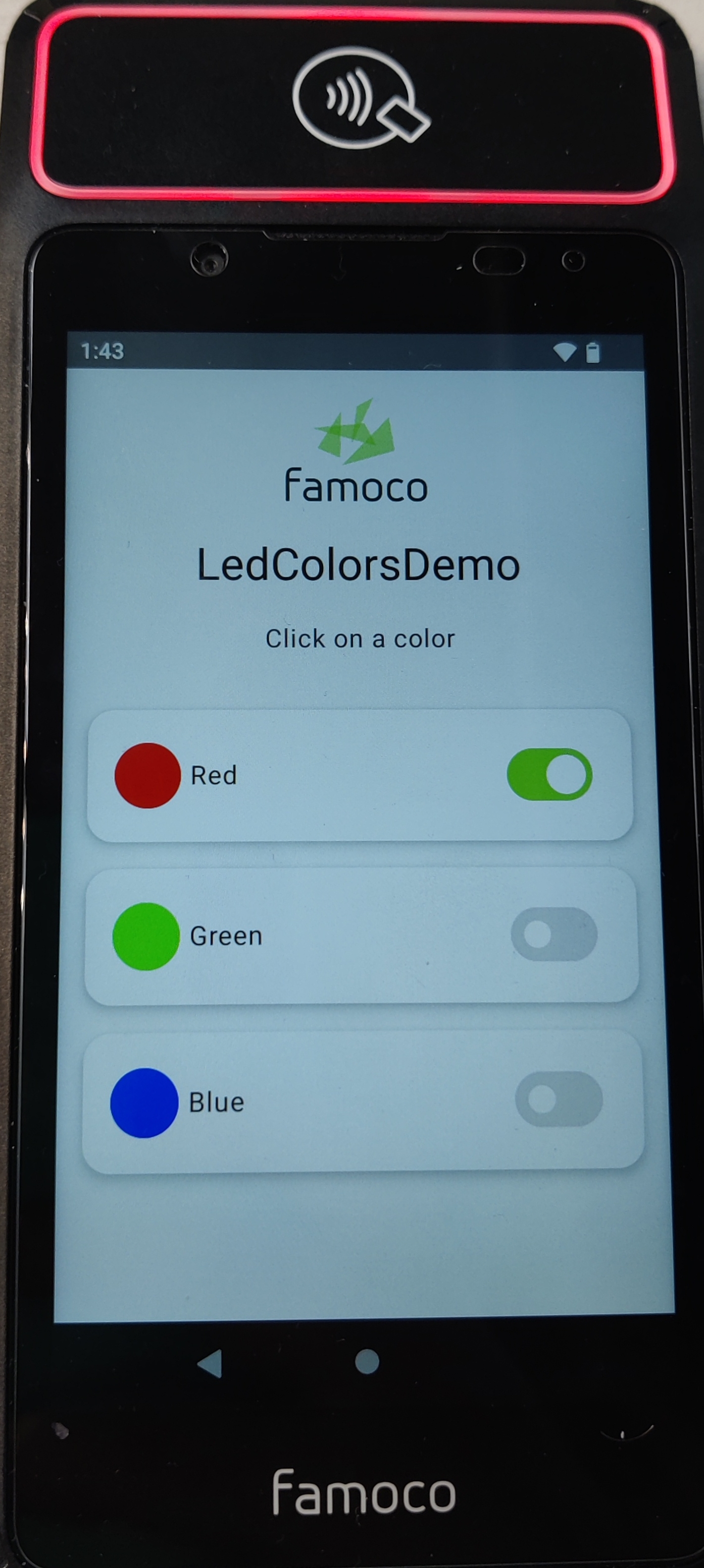 LED Colors Demo