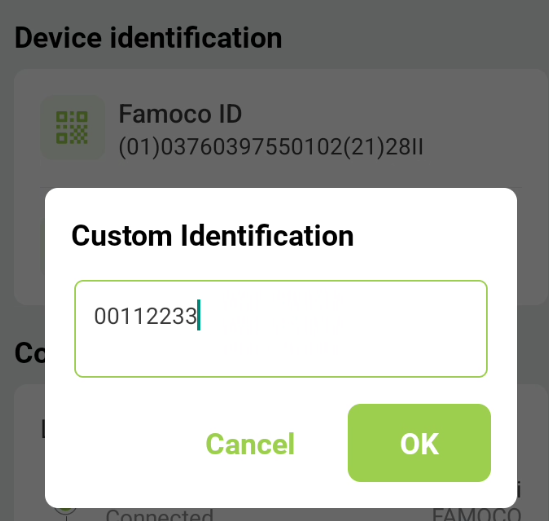 Custom ID - Setting