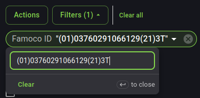 Search filters